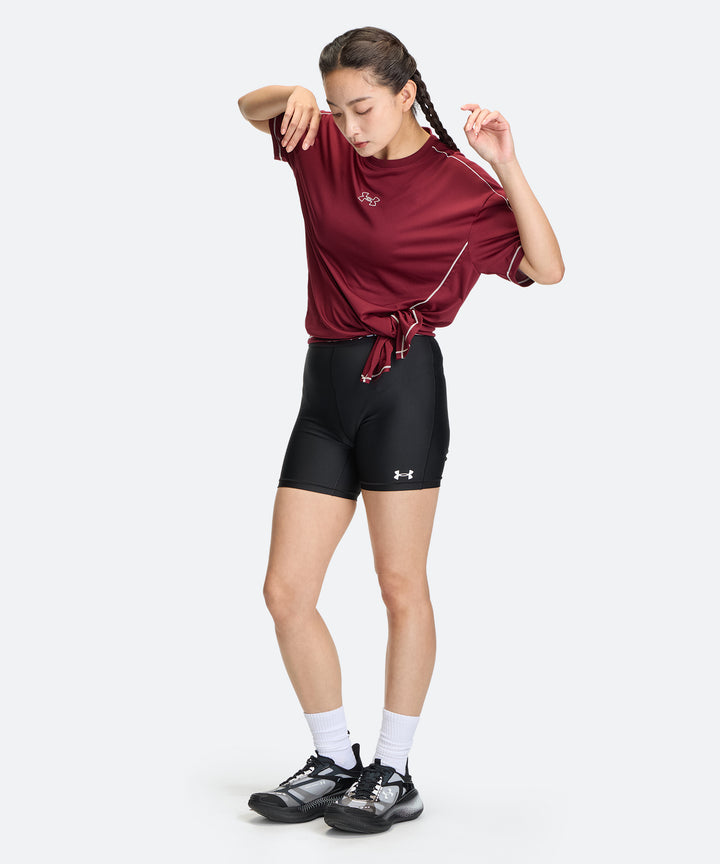 UA テック オーバーサイズ タイドアップ ショートスリーブ Tシャツ【レディース】