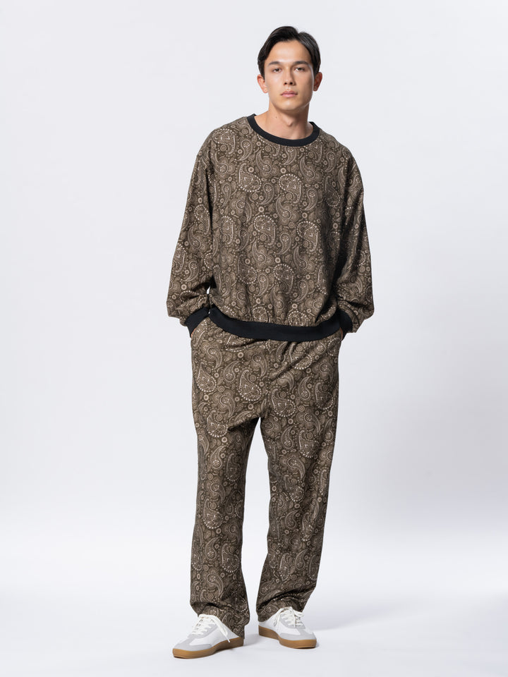 sportswear別注ペイズリーネルパンツ